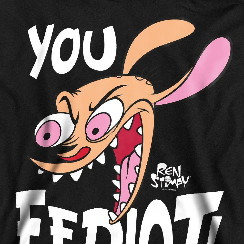 Black - Other - Ren And Stimpy You Eediot! Crew Sweatshirt Black - 2
