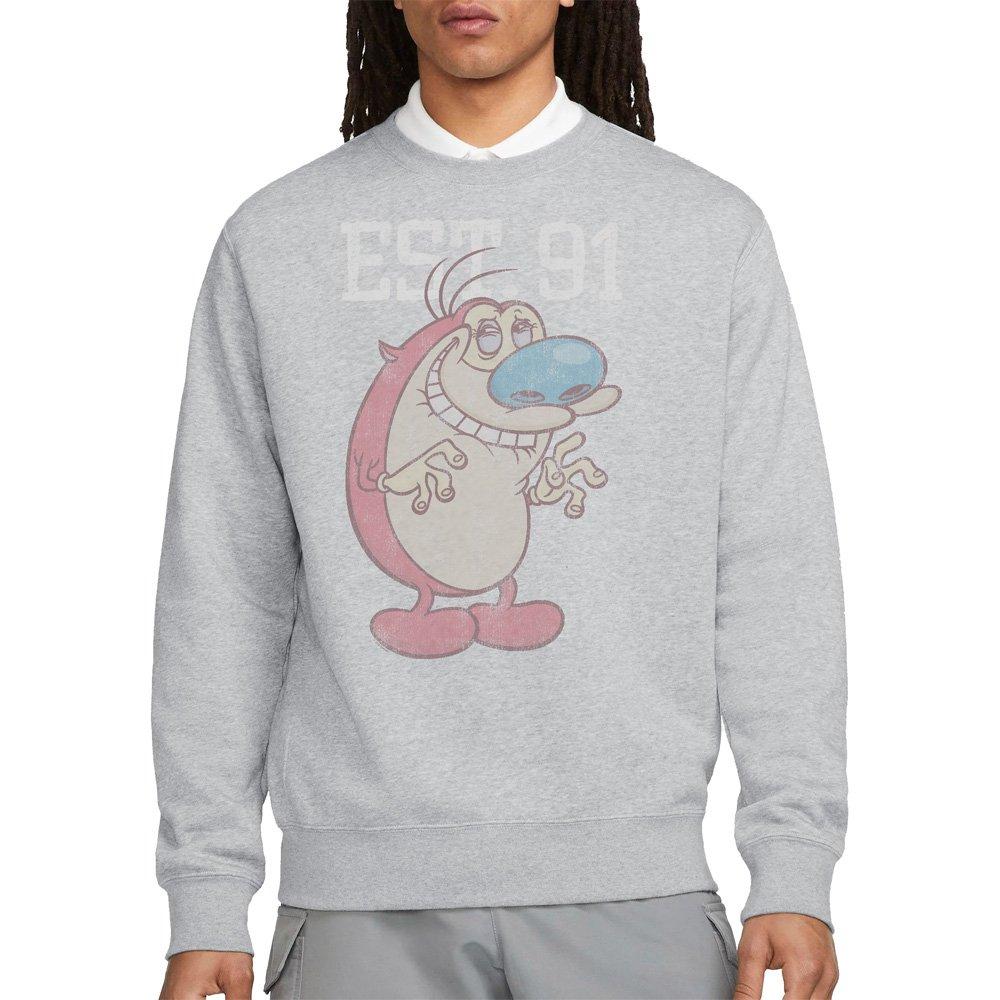 Light Grey - Other - Ren And Stimpy Stimpy Est Crew Sweatshirt Athleti - 1