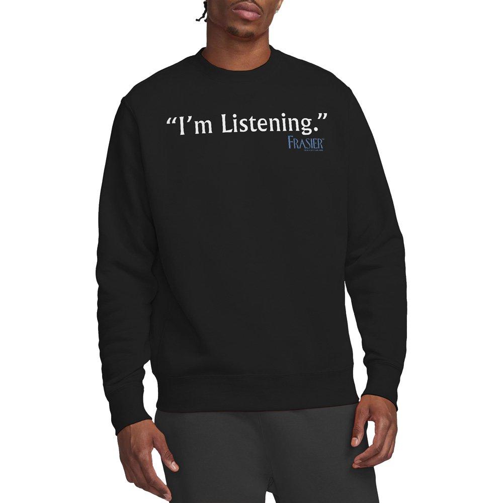 Black - Other - Frasier I'M Listening Crew Sweatshirt Black - 1