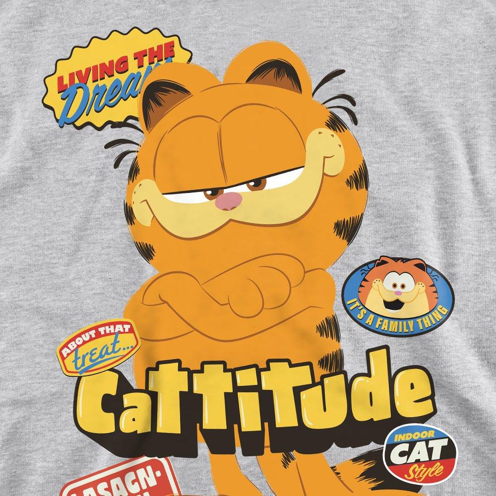 Light Grey - Other - Garfield Movie Cattitude Unisex Crew Sweatshirt A - 2
