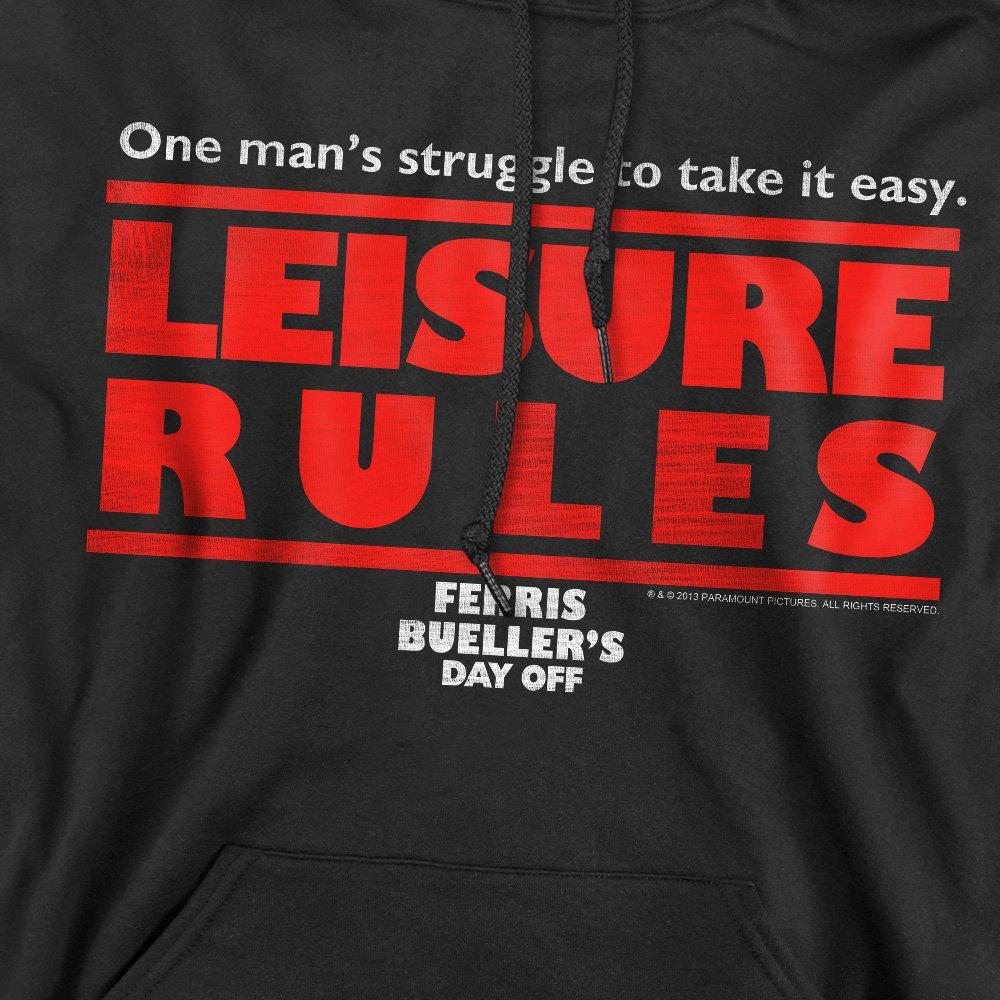 Black - Other - Ferris Bueller Leisure Rules Hoddie Black - 2