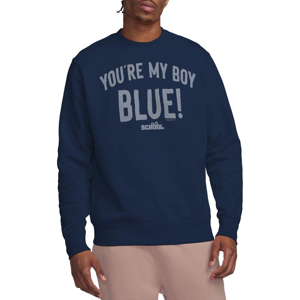 Navy - Other - Old School The My Boy Blue Unisex Crew Sweatshirt - 1
