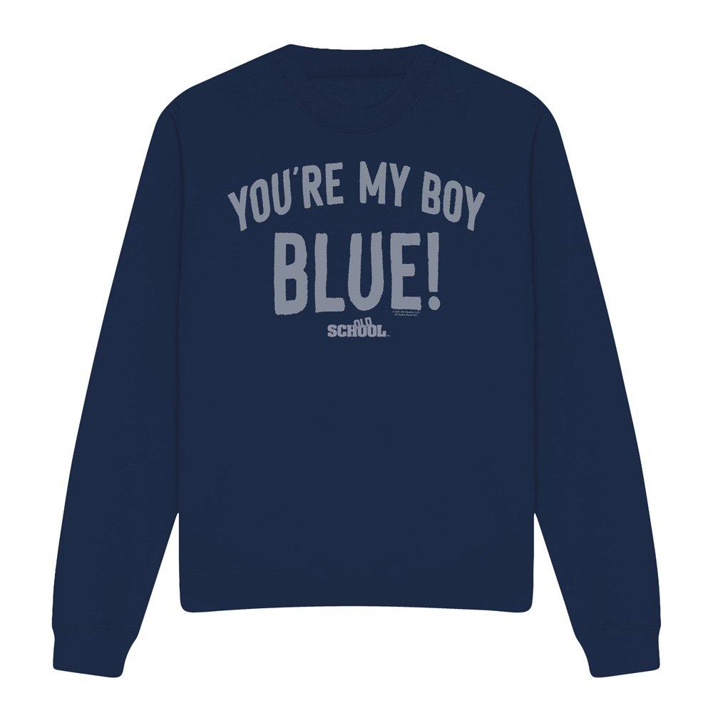 Navy - Other - Old School The My Boy Blue Unisex Crew Sweatshirt - 4