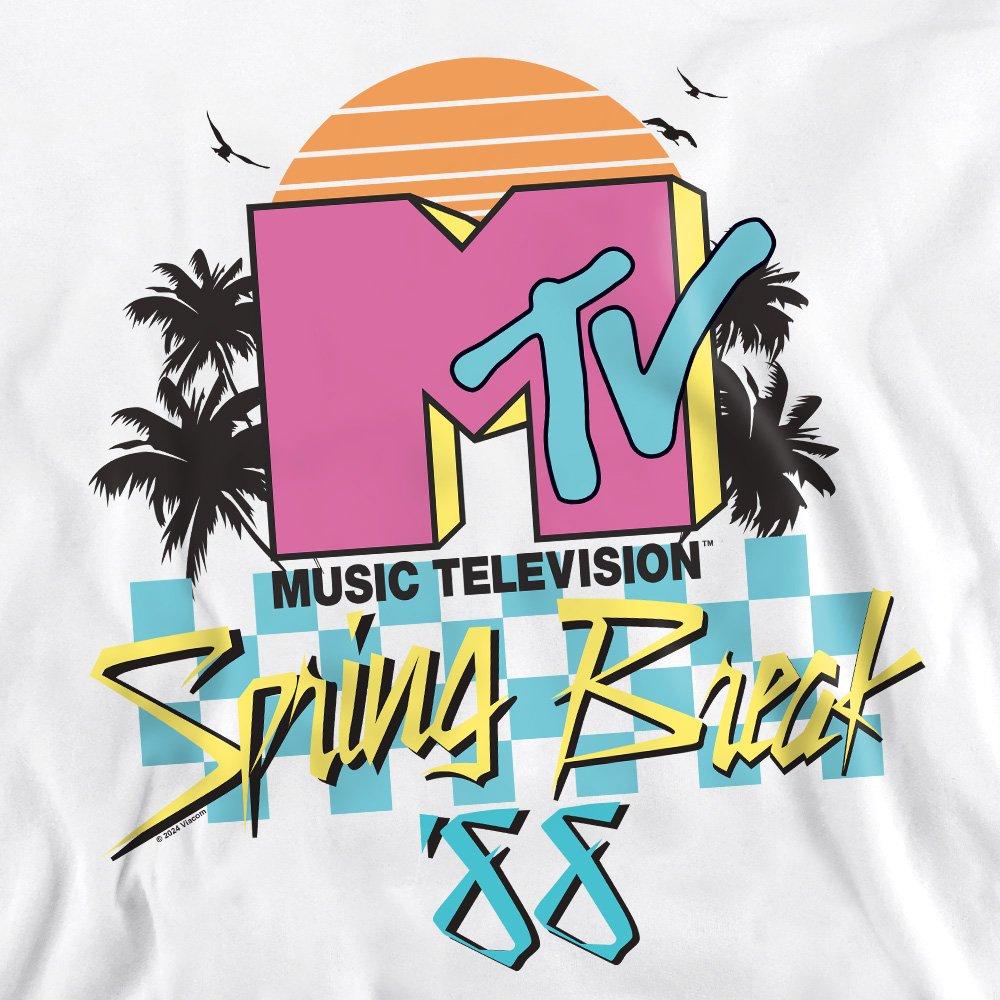 White - Other - MTV Spring Break Checkerboard Unisex Crew Sweatshi - 2