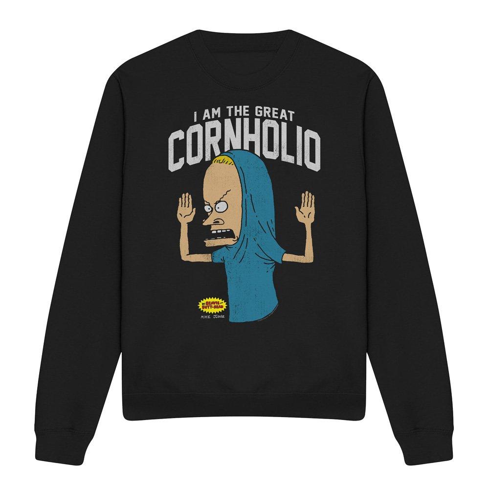 Black - Other - Beavis And Butthead Cornholio Crew Sweatshirt Bla - 4