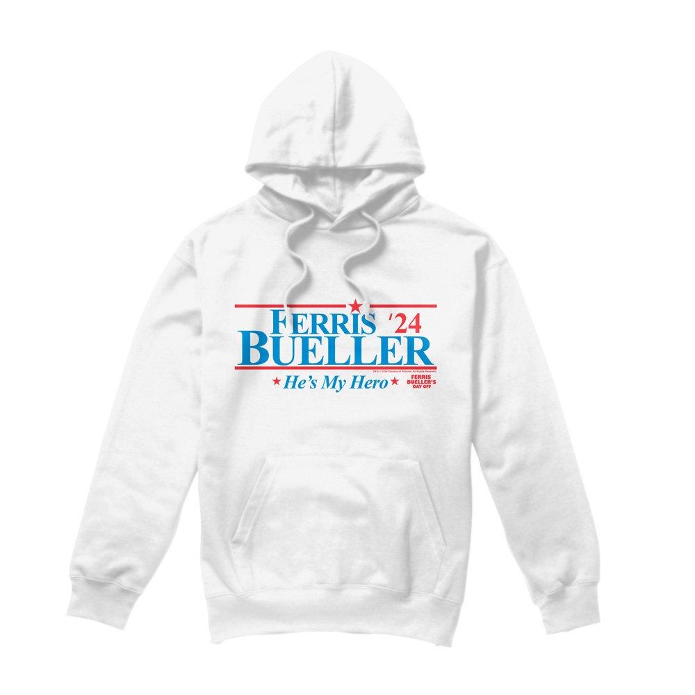 White - Other - Ferris Bueller 2024 President Unisex Hoodie White - 4