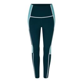 Reebok Lux High-Waisted Colorblock Leggings Womens Gym Legging