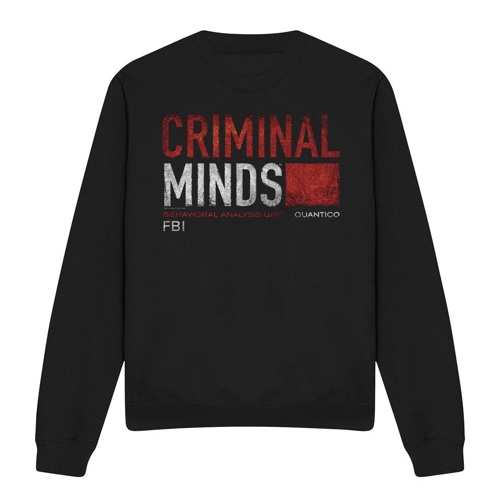 Black - Other - Criminal Minds Title Card Crew Sweatshirt Black - 4