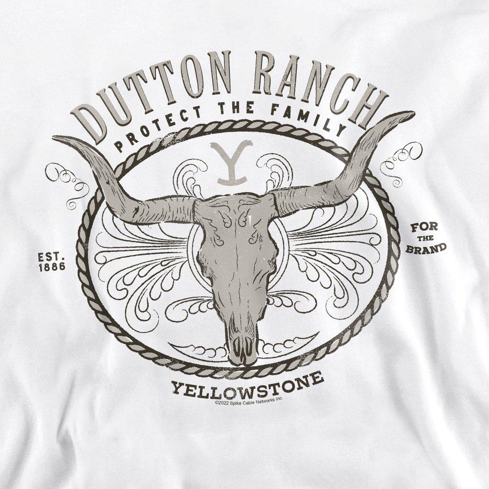 White - Other - Yellowstone Dutton Ranch Crew Sweatshirt White - 2