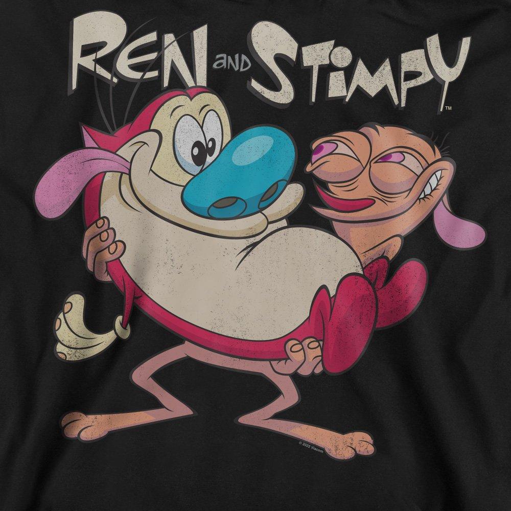 Black - Other - Ren And Stimpy Two Of A Kind Crew Sweatshirt Blac - 2