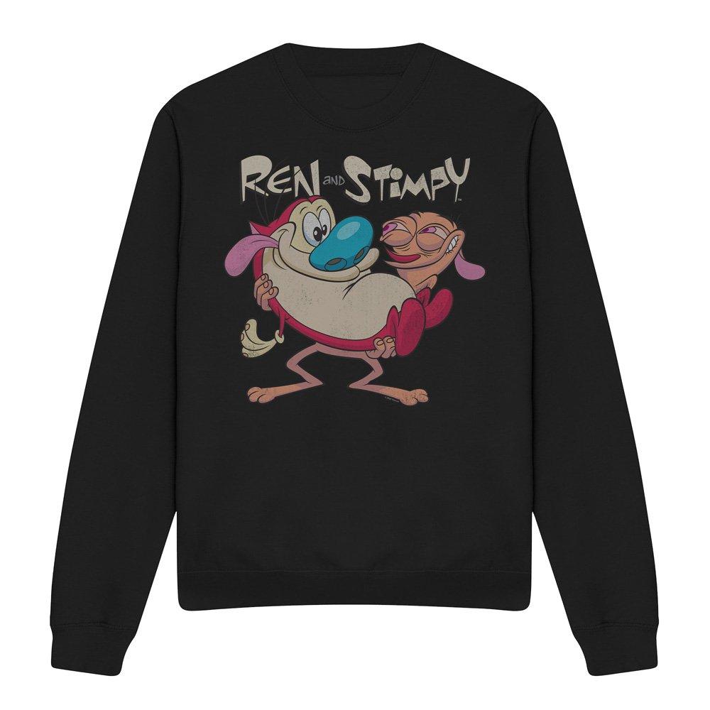 Black - Other - Ren And Stimpy Two Of A Kind Crew Sweatshirt Blac - 4