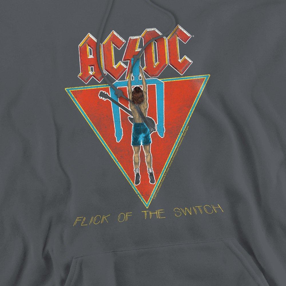 Charcoal - ACDC - AC DC Flick Of The Switch Hoddie Charcoal - 2