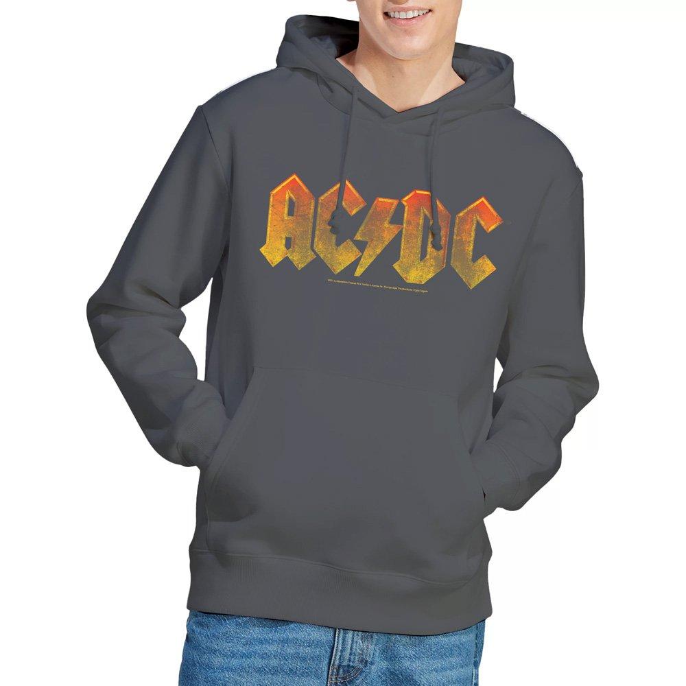 Charcoal - ACDC - AC DC Gradient Logo Hoddie Charcoal - 1
