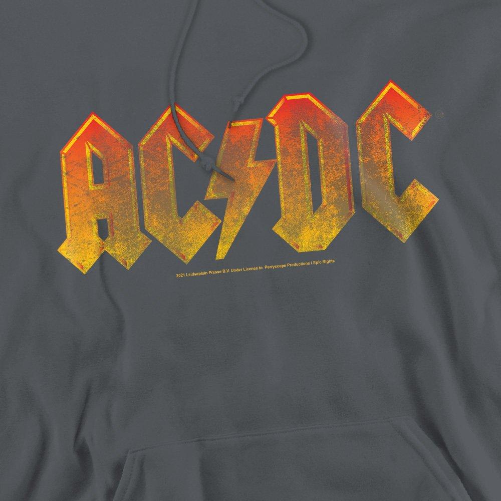 Charcoal - ACDC - AC DC Gradient Logo Hoddie Charcoal - 2