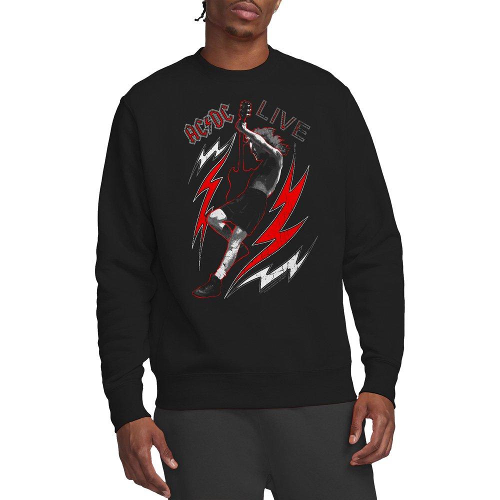 Black - ACDC - AC DC Live Crew Sweatshirt Black - 1