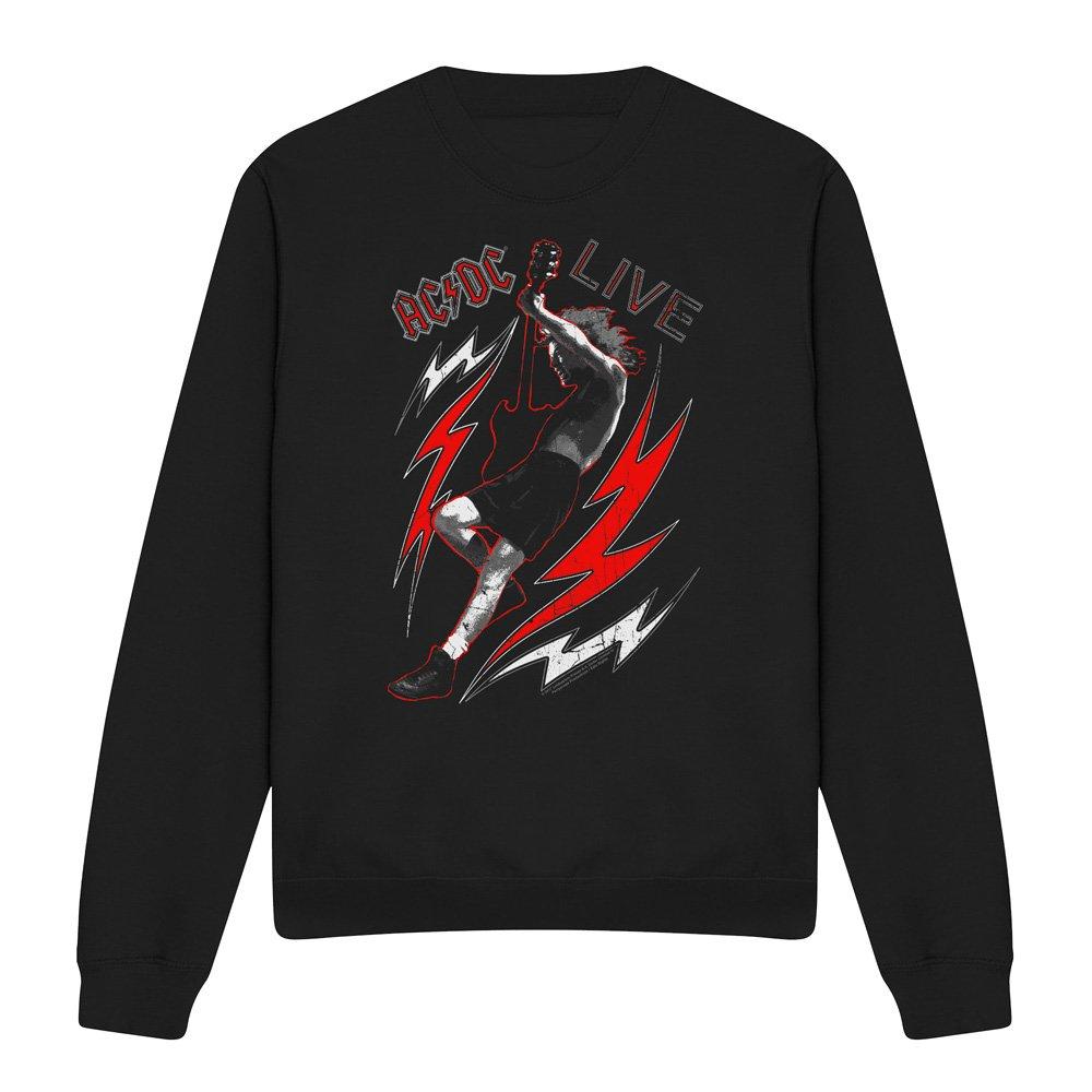 Black - ACDC - AC DC Live Crew Sweatshirt Black - 4