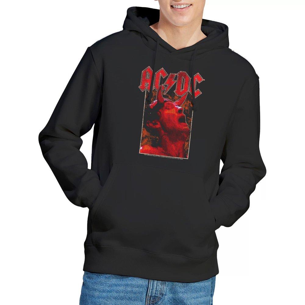 Black - ACDC - AC DC Horns Hoddie Black - 1