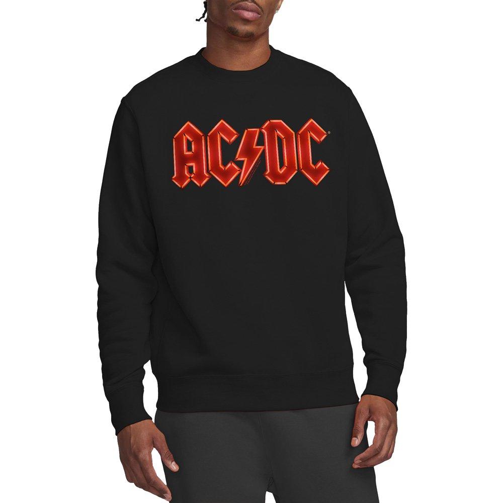 Black - ACDC - AC DC Pwr Up Logo Crew Sweatshirt Black - 1