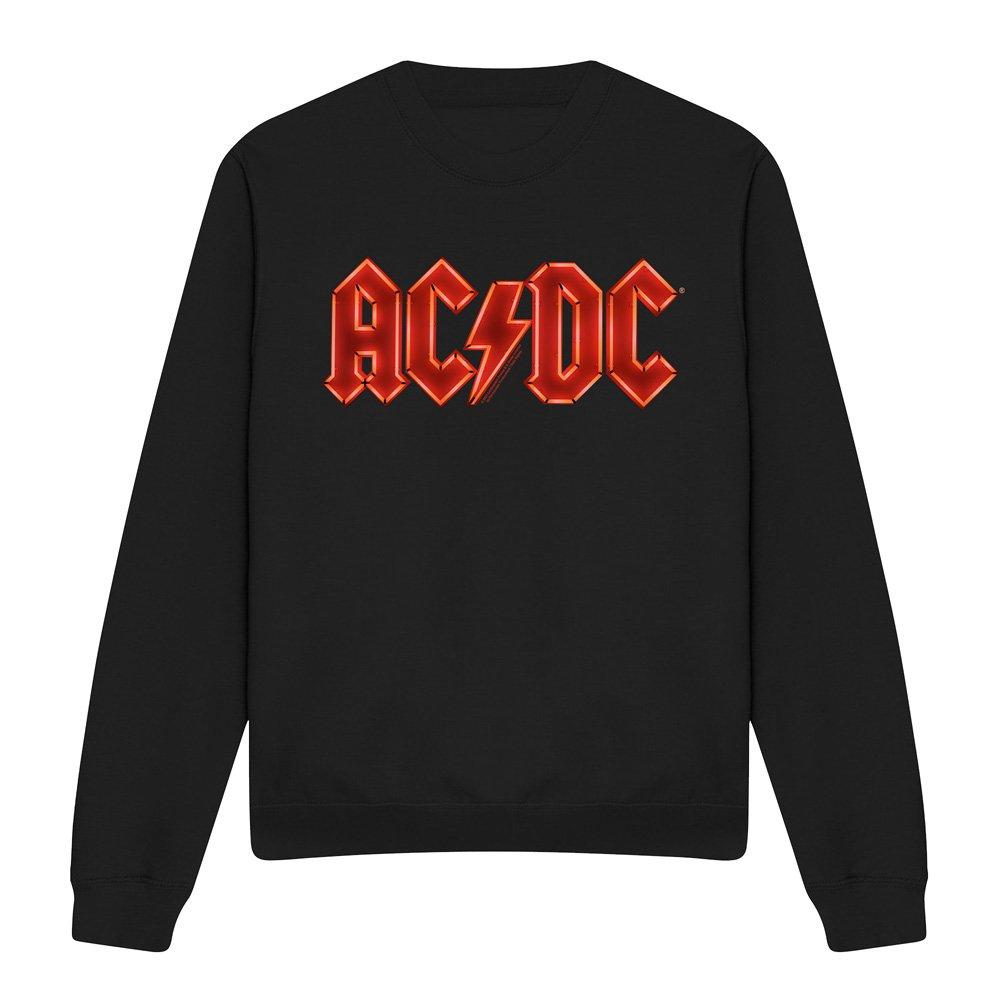 Black - ACDC - AC DC Pwr Up Logo Crew Sweatshirt Black - 4