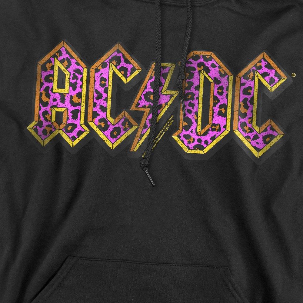 Black - ACDC - AC DC Animal Print Hoddie Black - 2