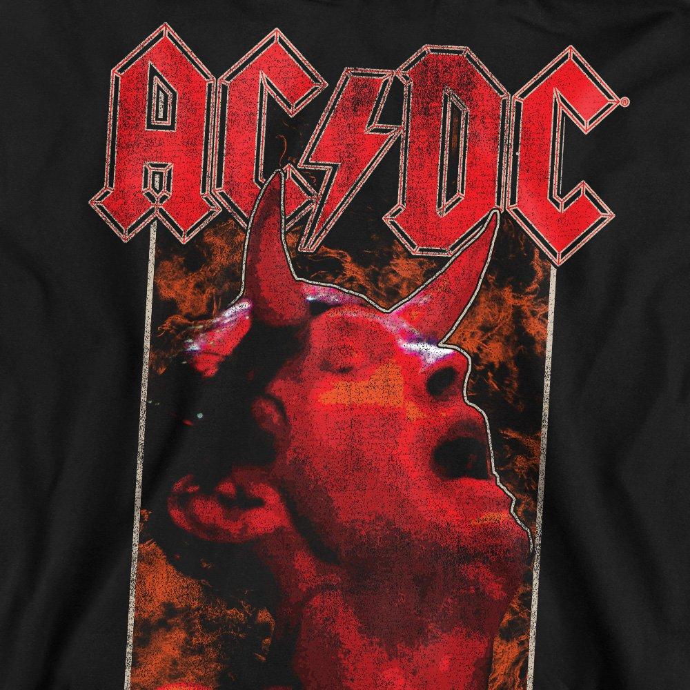 Black - ACDC - AC DC Horns Crew Sweatshirt Black - 2