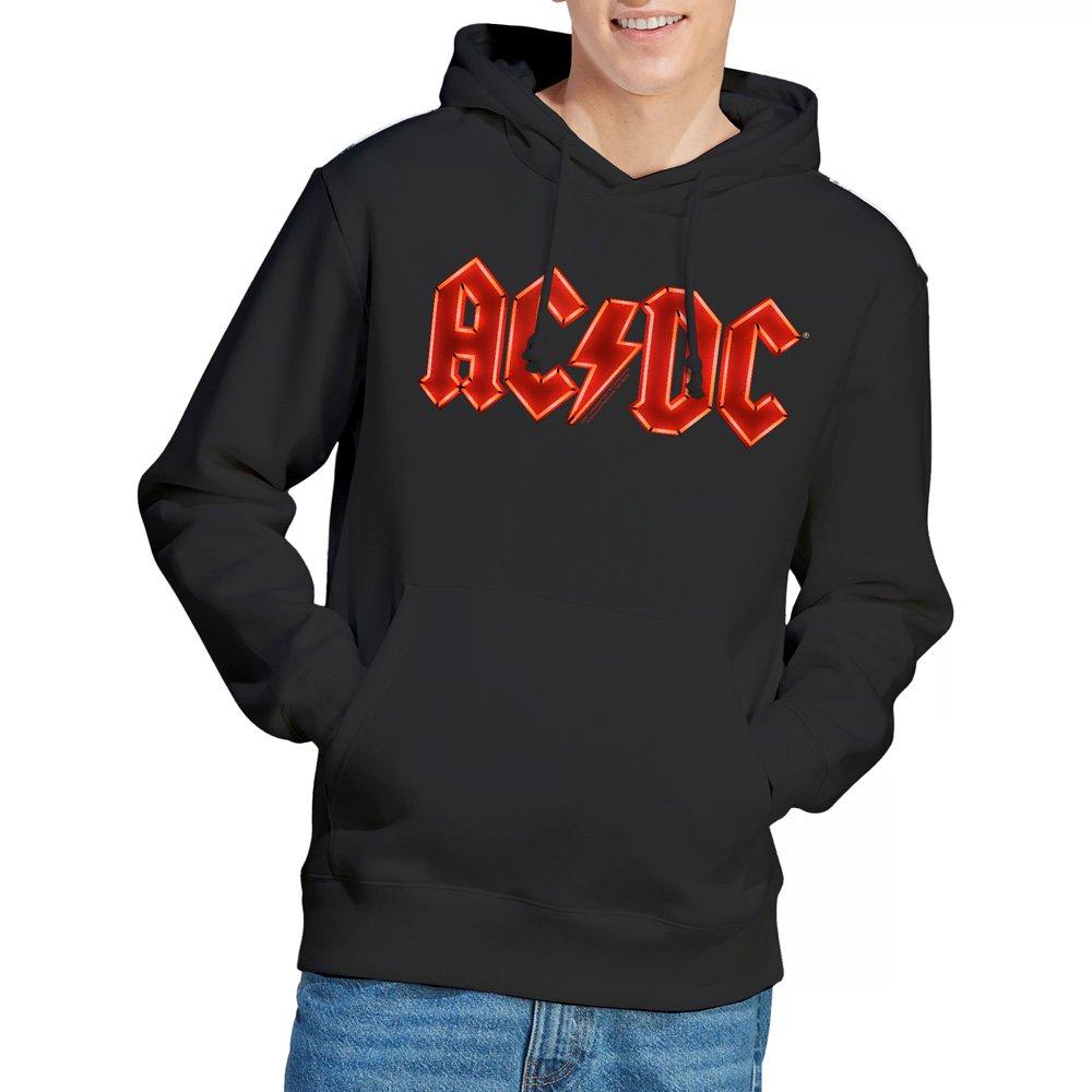 Black - ACDC - AC DC Pwr Up Logo Hoddie Black - 1