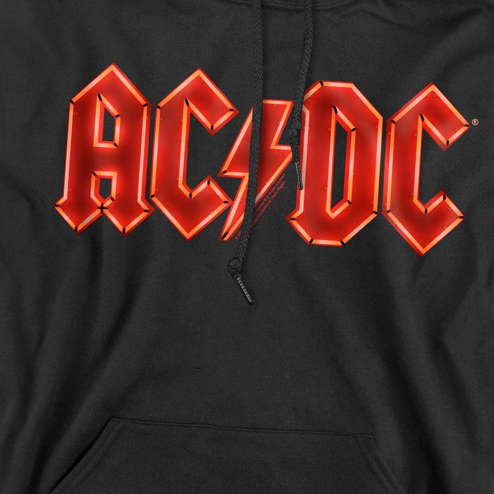 Black - ACDC - AC DC Pwr Up Logo Hoddie Black - 2
