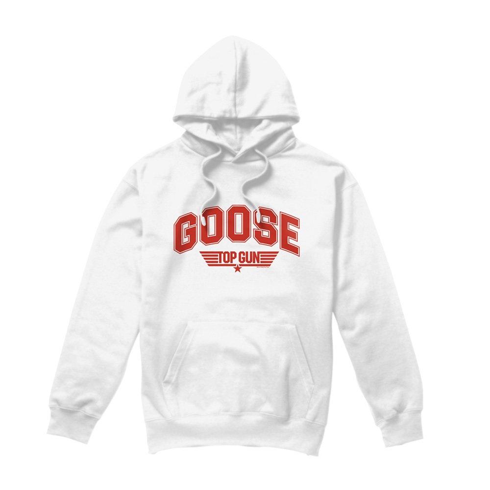 White - Top Gun - Top Gun Goose Varsity Unisex Hoodie White - 4