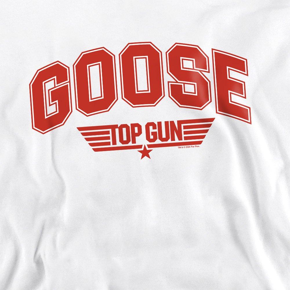 White - Top Gun - Top Gun Goose Varsity Unisex Crew Sweatshirt Whit - 2