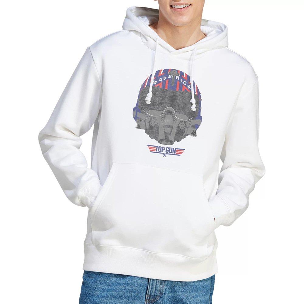 White - Top Gun - Paramount Top Gun Helmet Hoddie White - 1