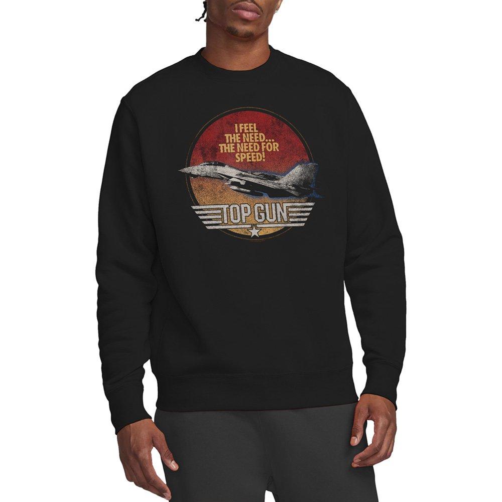 Black - Top Gun - Top Gun Fighter Unisex Crew Sweatshirt Black - 1