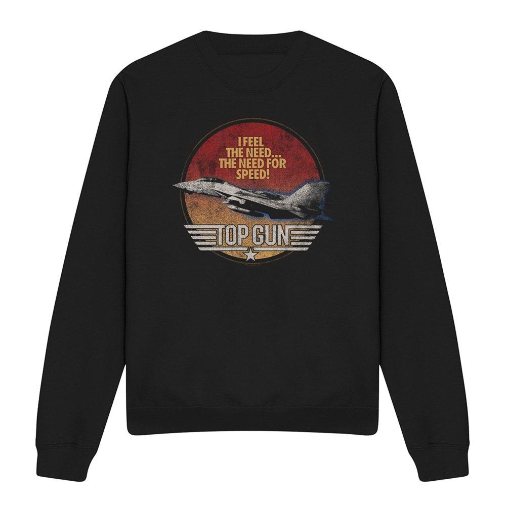 Black - Top Gun - Top Gun Fighter Unisex Crew Sweatshirt Black - 4