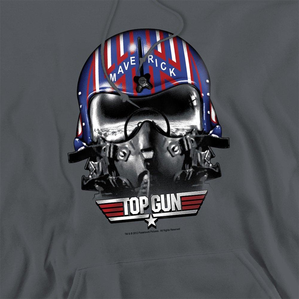Charcoal - Top Gun - Top Gun Maverick Helmet Hoodie Charcoal - 2