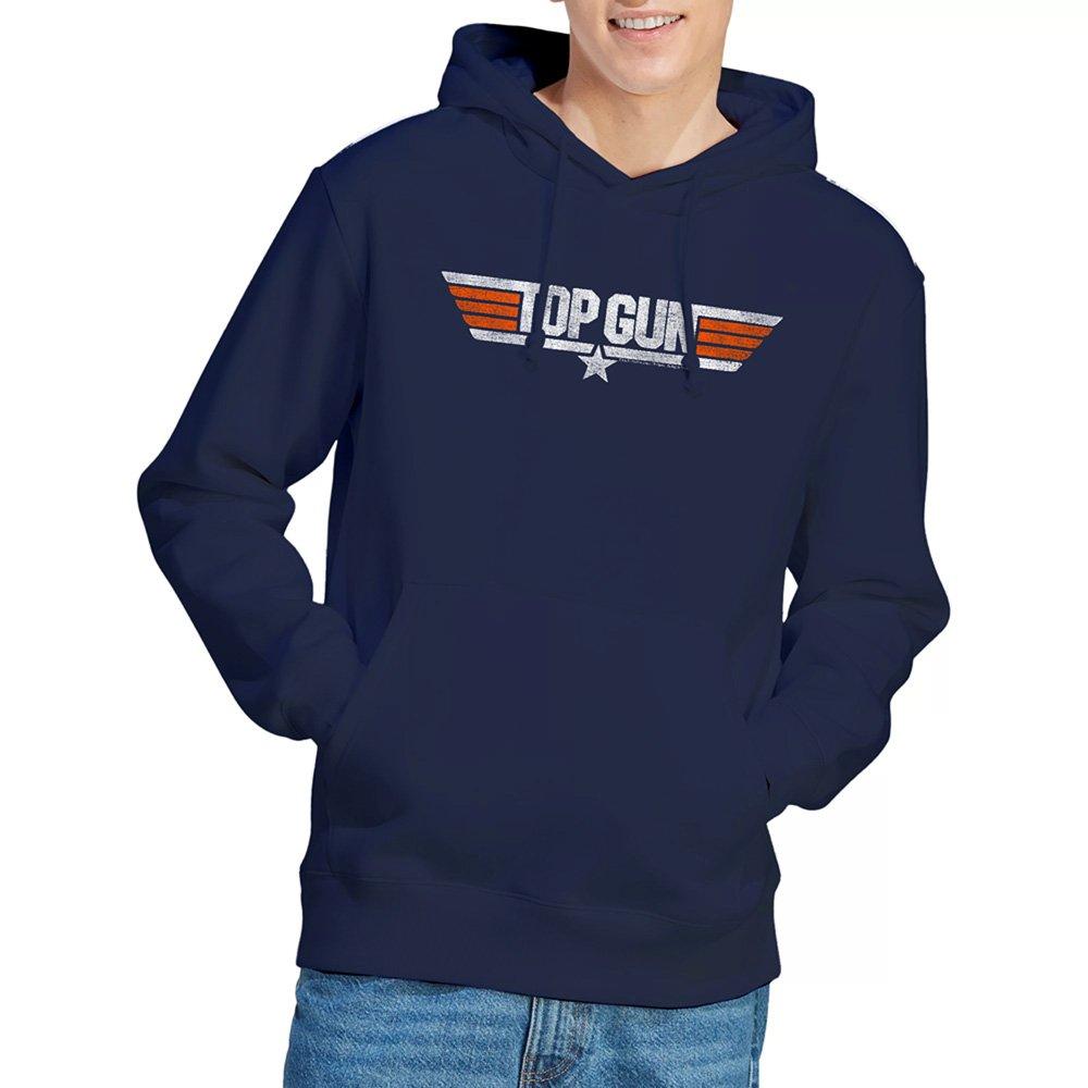Navy - Top Gun - Top Gun Distressed Logo Hoodie Navy - 1
