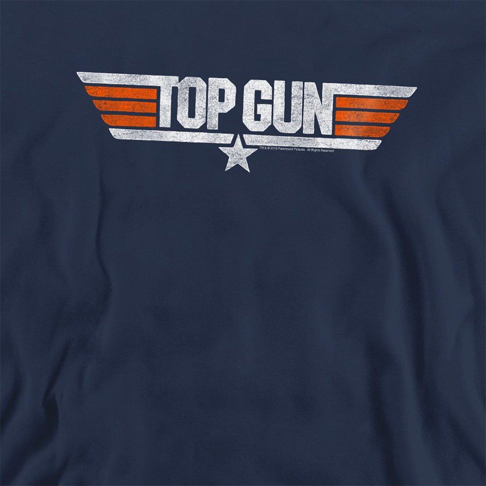 Navy - Top Gun - Top Gun Distressed Logo Crew Sweatshirt Navy - 2