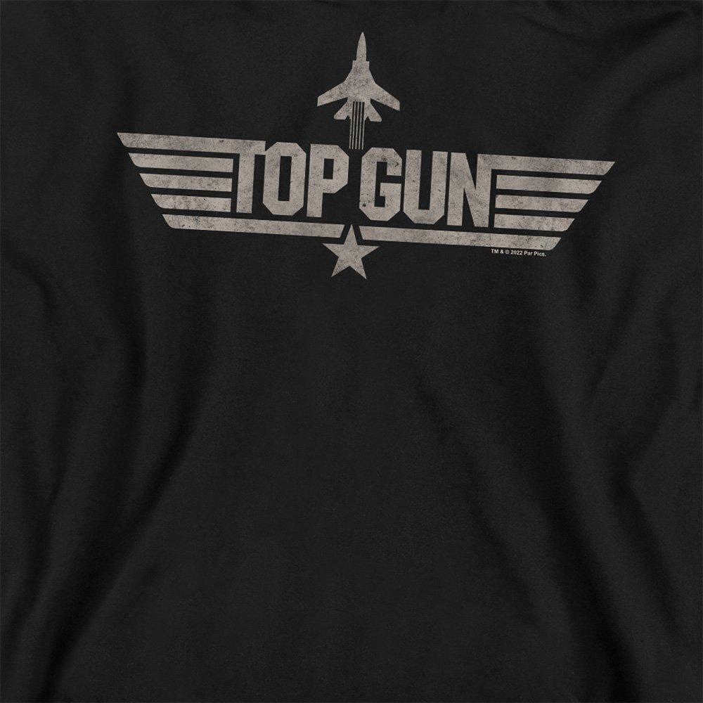 Black - Top Gun - Paramount Top Gun Monotoned Logo Crew Sweatshirt - 2