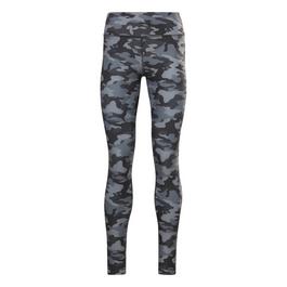 Reebok Lux Bold Camo Print Leggings Womens Gym Legging