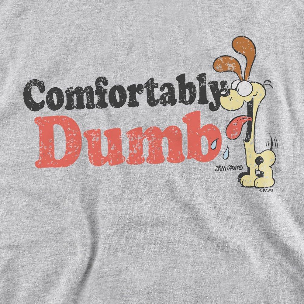 Light Grey - Garfield - Garfield Comfortably Dumb Crew Sweatshirt Athleti - 2
