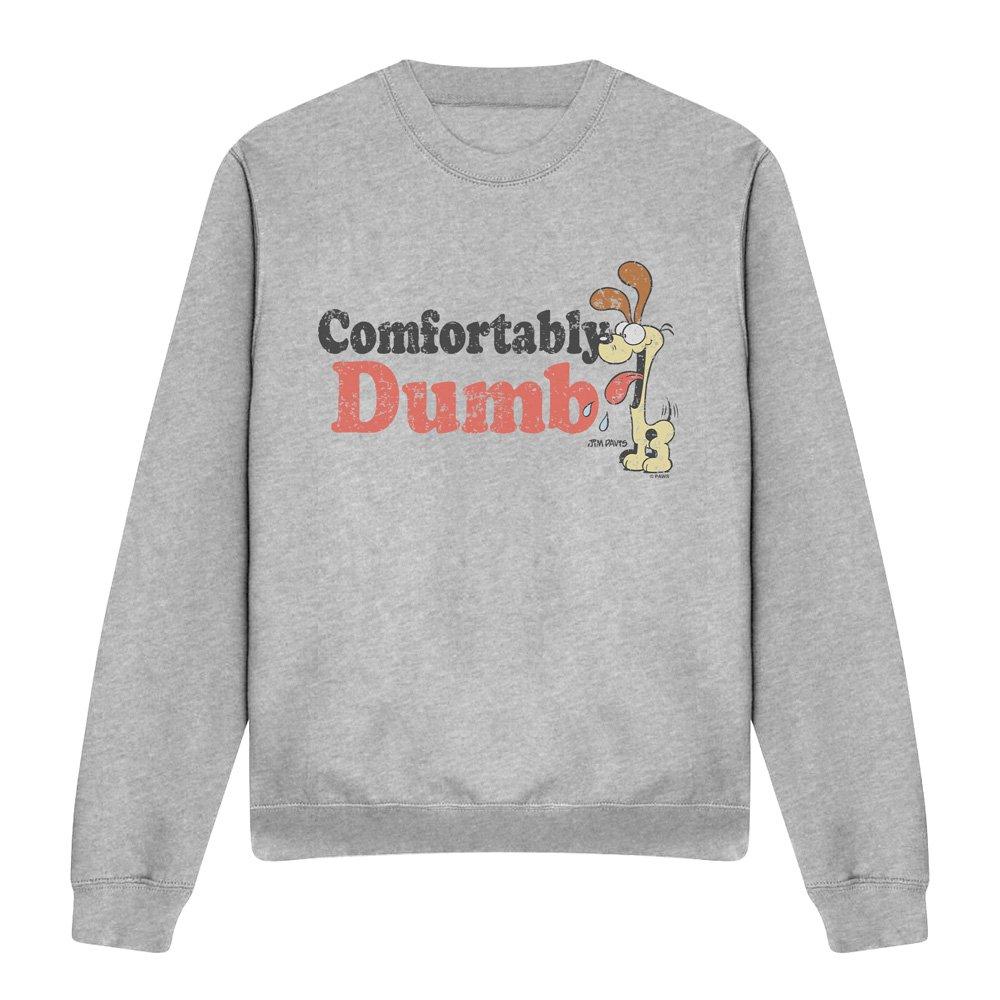 Light Grey - Garfield - Garfield Comfortably Dumb Crew Sweatshirt Athleti - 4