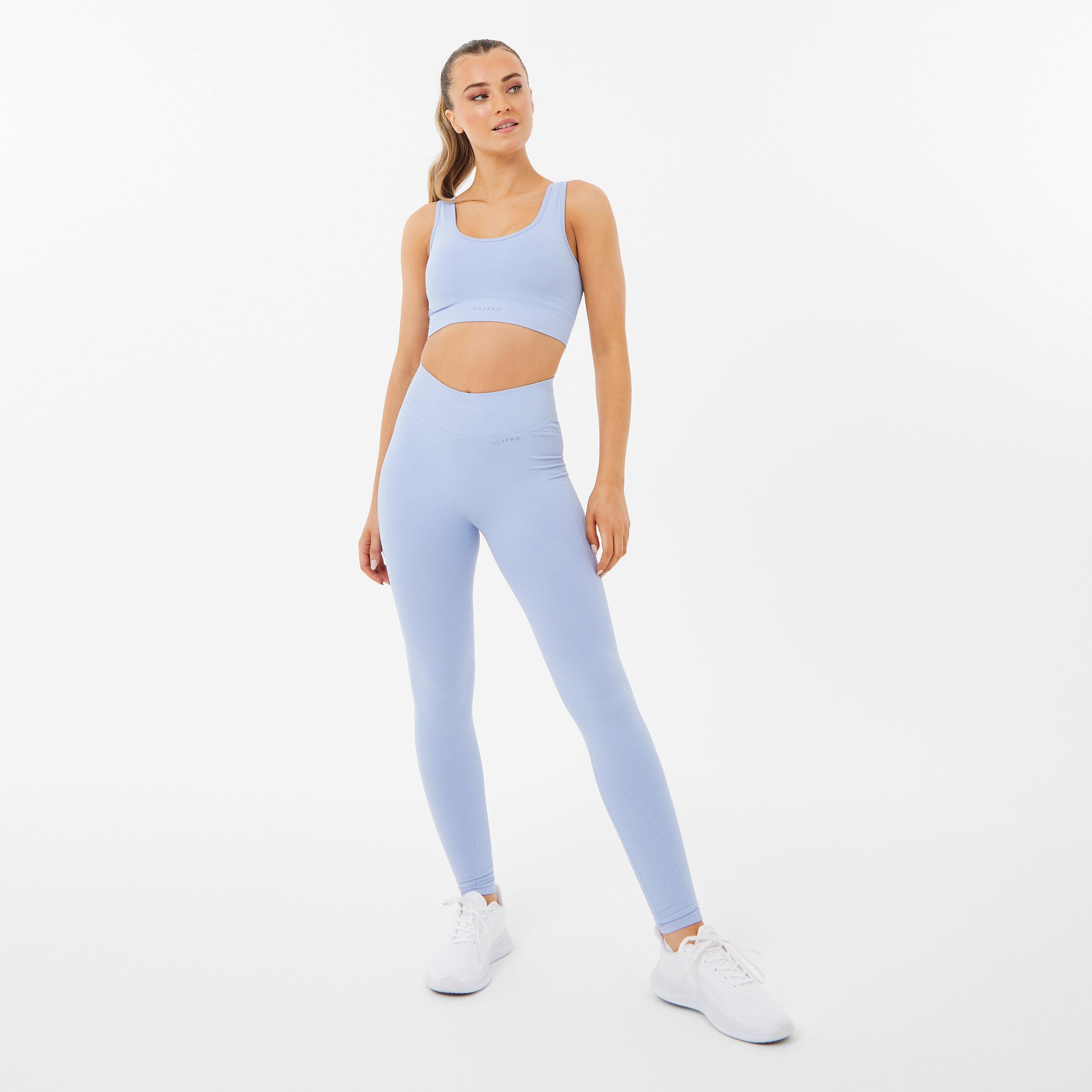 Brunera Blue - USA Pro - x Sophie Habboo Seamless V Front Leggings - 4