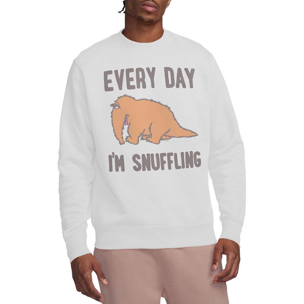White - Sesame Street - Sesame Street The Snuffle Shuffle Sweatshirt Whit - 1