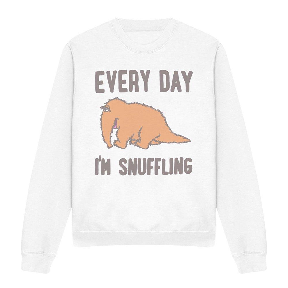 White - Sesame Street - Sesame Street The Snuffle Shuffle Sweatshirt Whit - 4