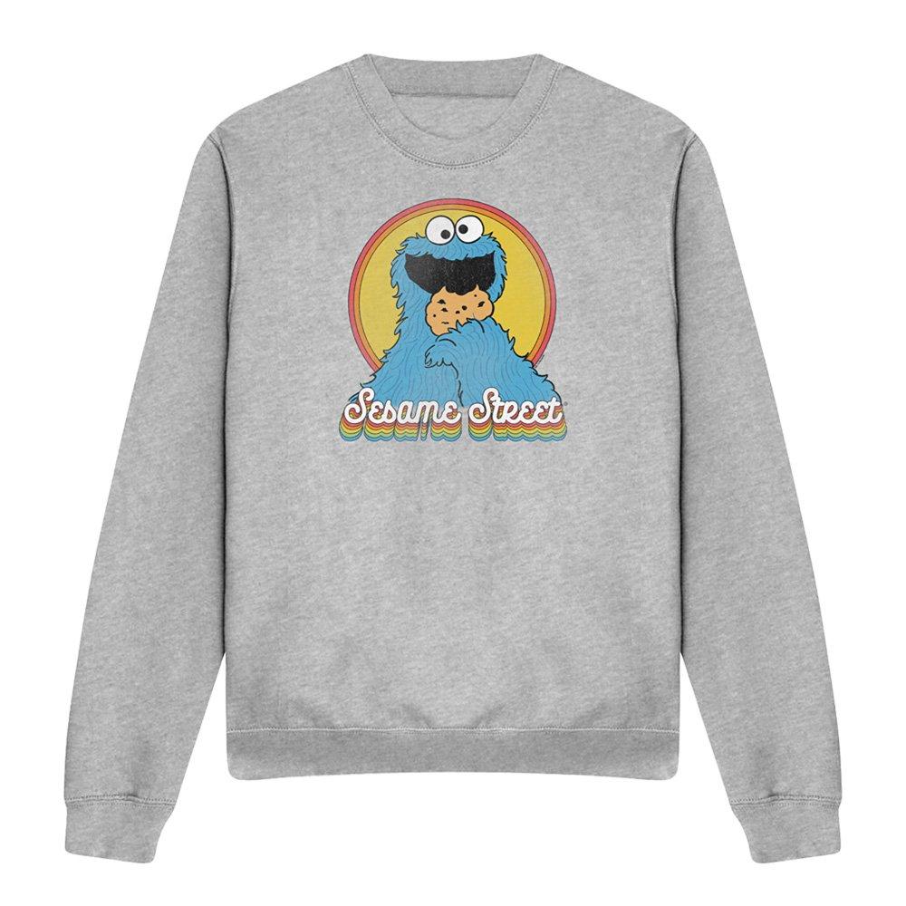 Grey - Sesame Street - Sesame Street Cookie Monster Layers Sweatshirt At - 4