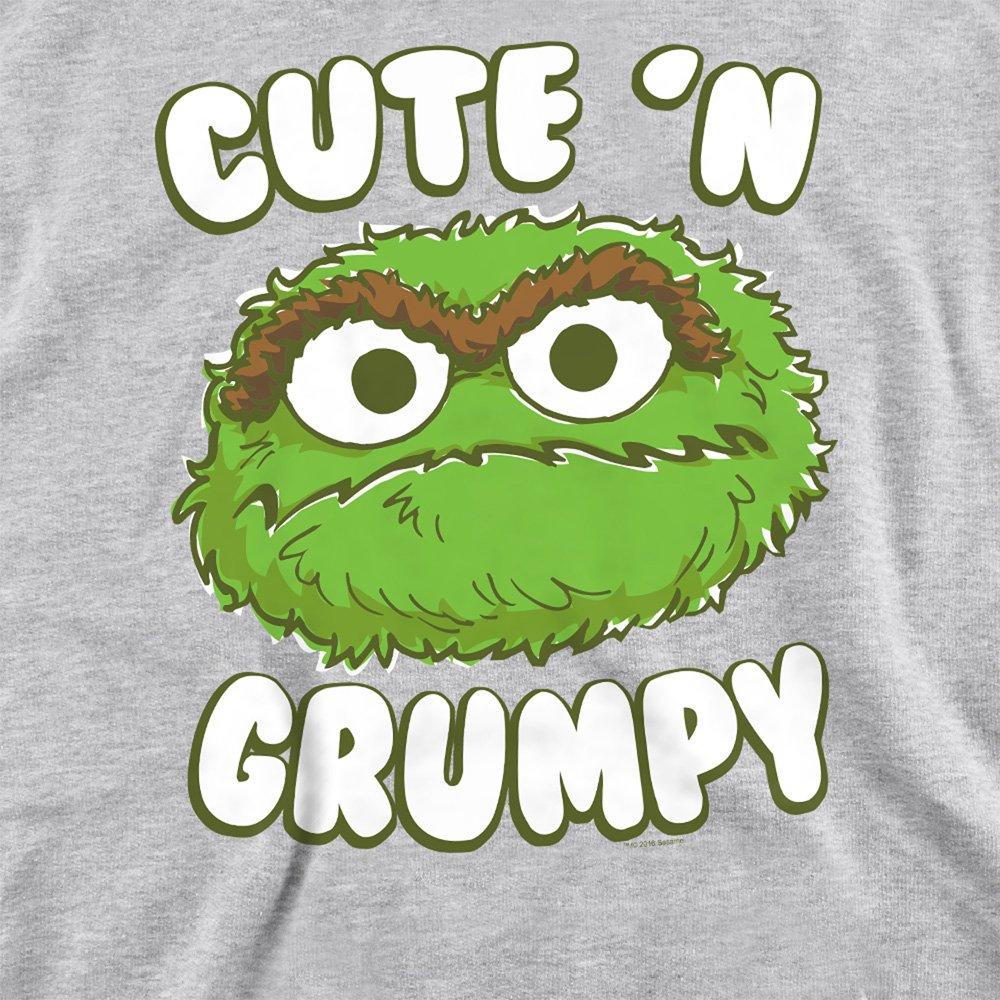 Grey - Sesame Street - Sesame Street Cute N Grumpy Sweatshirt Athletic H - 2