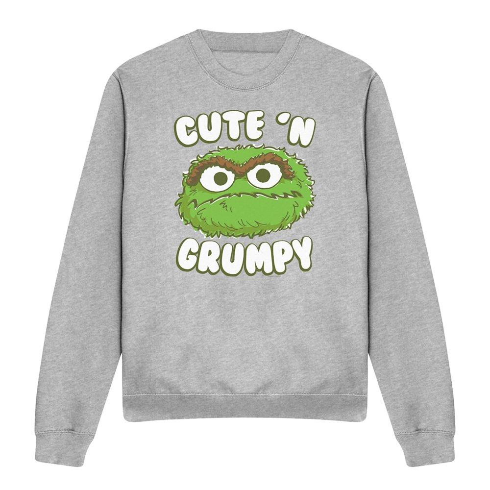 Grey - Sesame Street - Sesame Street Cute N Grumpy Sweatshirt Athletic H - 4