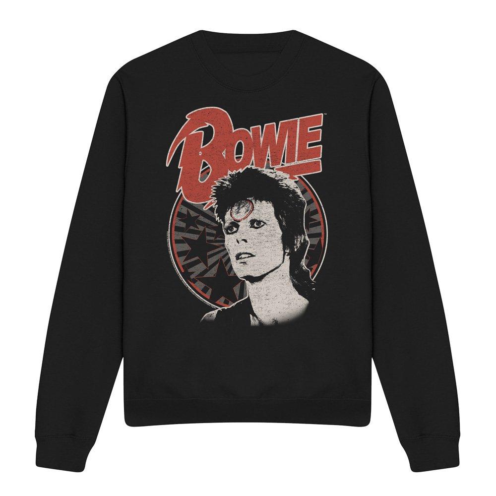 Black - David Bowie - David Bowie Space Oddity Crew Sweatshirt Black - 4