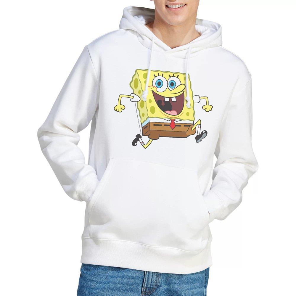 Spongebob Spongebob Happy Running Spongebob Hoodie White