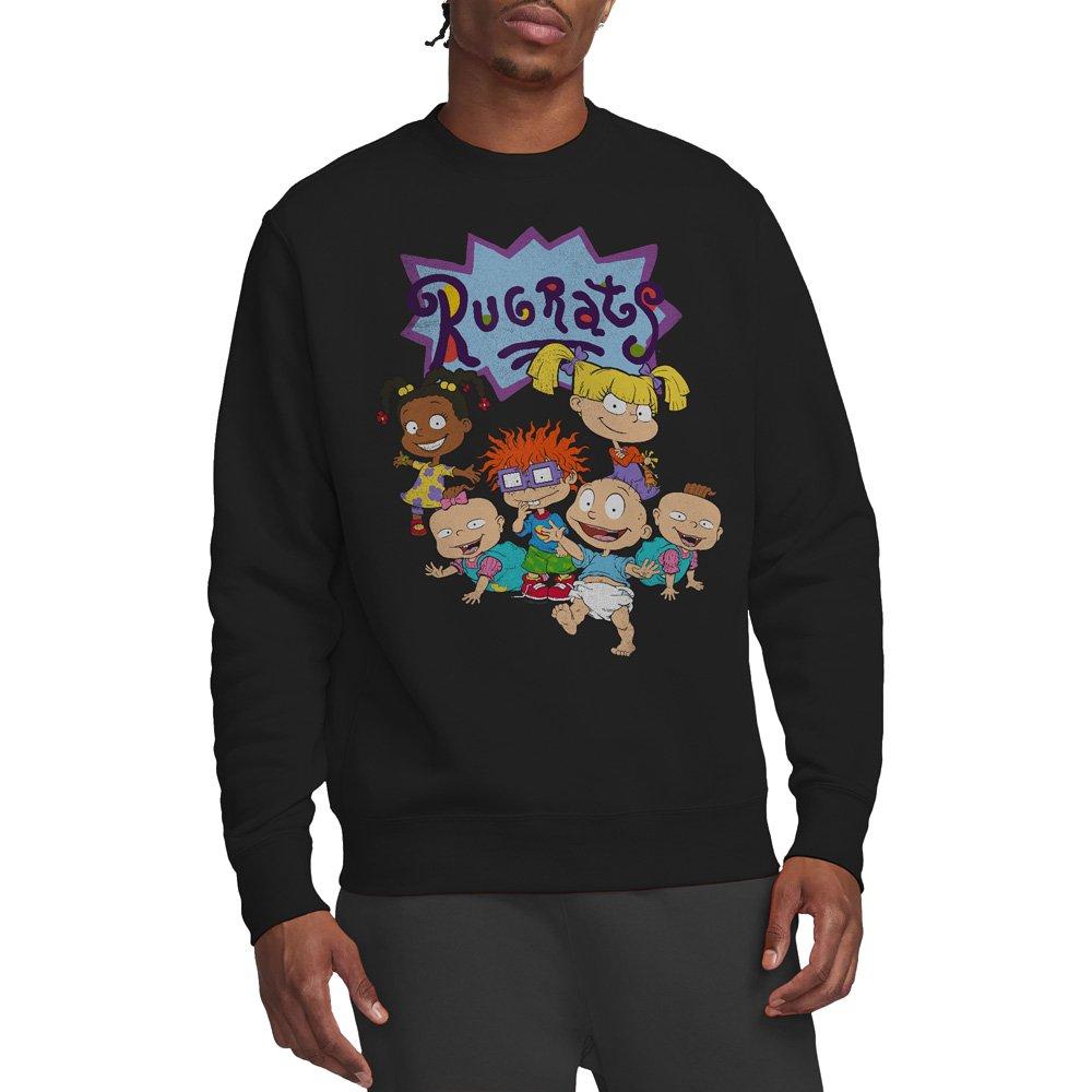 Nickelodeon Rugrats Rugrats Group Crew Sweatshirt Black