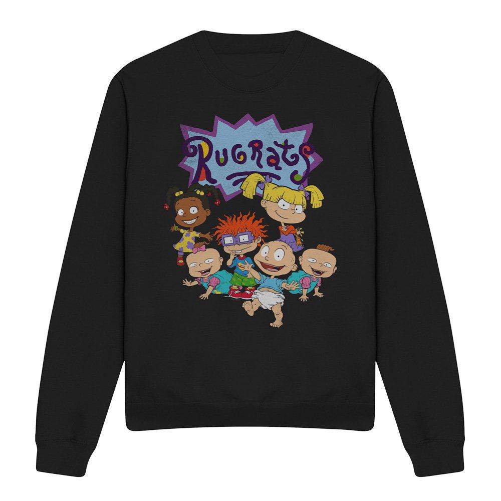 Black - Nickelodeon - Rugrats Rugrats Group Crew Sweatshirt Black - 4