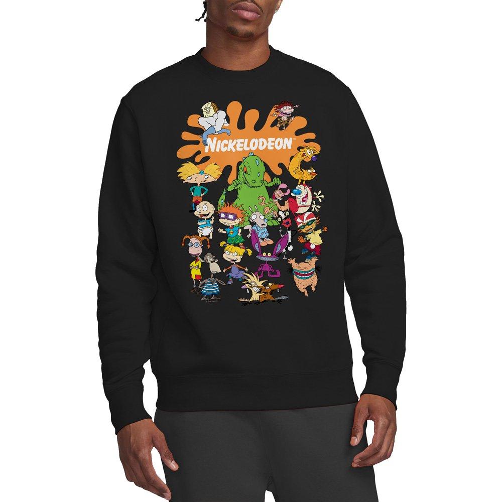 Nickelodeon Nickelodeon Brand Nick Splat Group Crew Sweatshirt